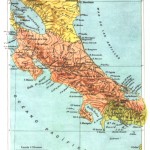 Mapa de Costa Rica 1889