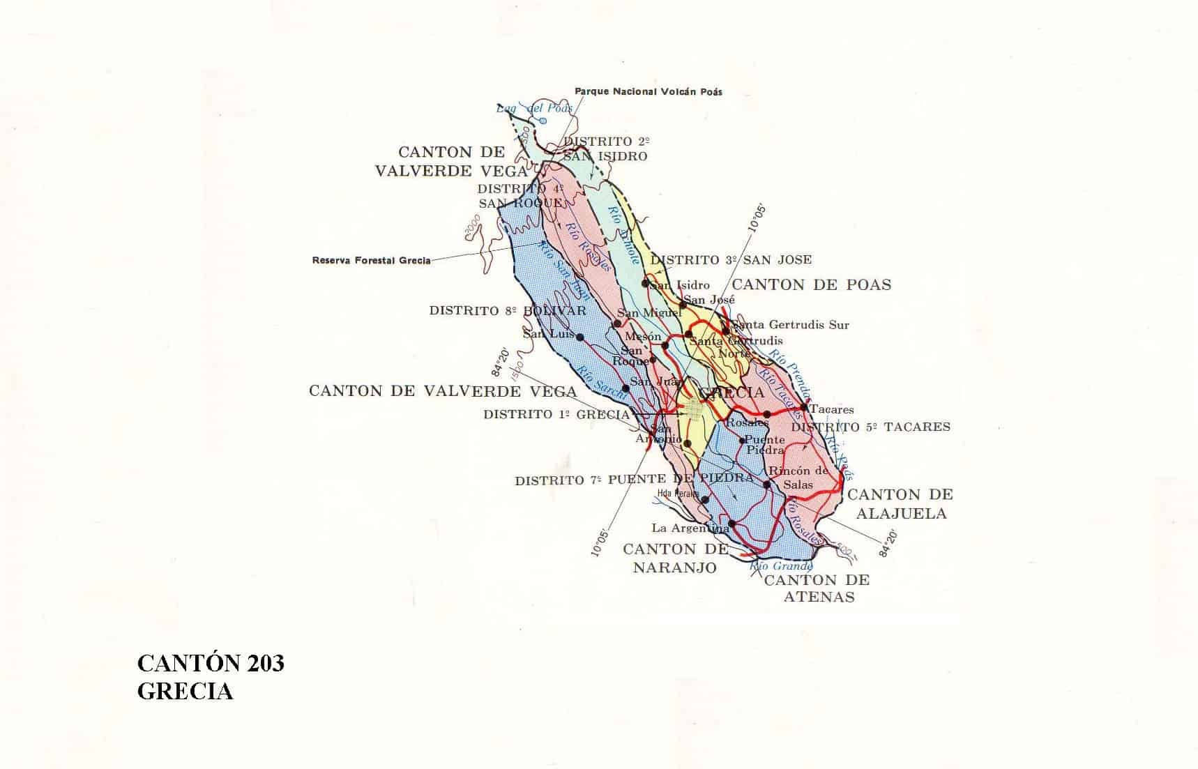 Atlas cantonal Costa Rica Guías Costa Rica