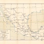 Mapa telégrafos de México 1919