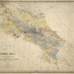 Mapa de 1903 de Costa Rica publicado por la Oficina Internacional de las Repúblicas Americanas