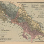 Mapa de Costa Rica de 1891