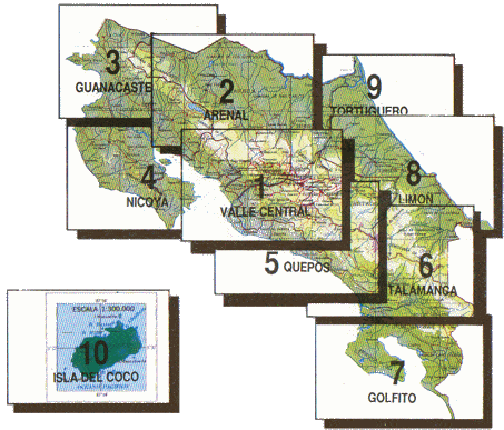 Regiones geográficas Costa Rica