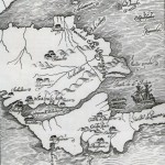Mapa siglo XVI de Costa Rica y zonas aledañas